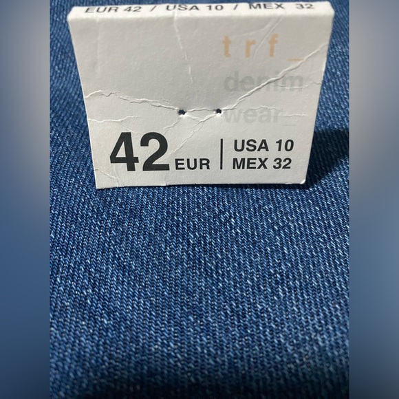 ZARA TRAFALUC DISTRESSED JEANS SIZE 10 - Picture 10 of 10